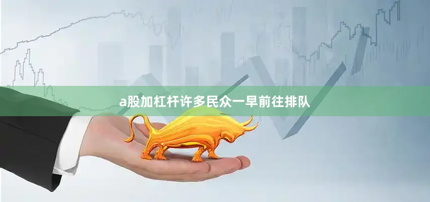 a股加杠杆许多民众一早前往排队
