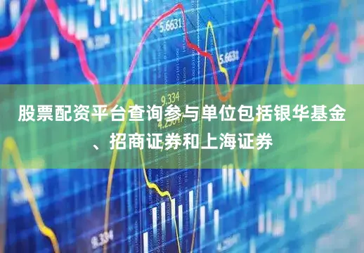 股票配资平台查询参与单位包括银华基金、招商证券和上海证券